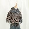 Leopard Pashmina Fransen Schal Tuch Für Frau Mann Herbst Winter Warme Schals Mode Lange Wickeltücher Einfarbig Kaschmir-ähnlicher Schal