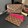 [Pre-Owned] Louis Vuitton Pochette FéLicie 'Brown Monogram Canvas' - Very Good #8BRB85