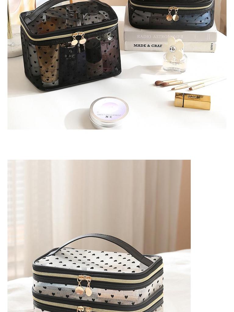 Tragbare Atmungsaktive Netz-Make-up-Tasche - Outdoor-Reise-Kosmetikaufbewahrung