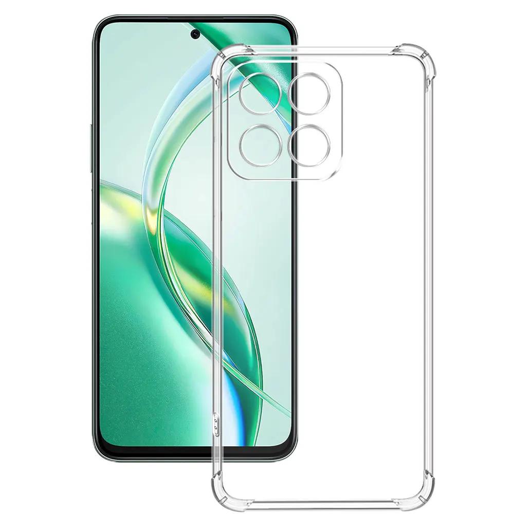 

EUCAGR For Honor 200 Smart Case Clear Airbag TPU Silicone Soft Bumper Phone Case For Honor X7C X 7C Protect Back Cover Shell For Honor 200 Smart чистый