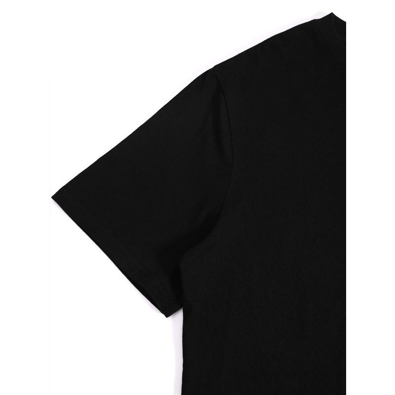 Wie ist der aktuelle Stand bei T-Shirts mit Musikmotiv? Herren gemusterte T-Shirts, Lockerer Schnitt, Übergröße, Vintage Rundhals, Leichter Stretchstoff, Normale Passform