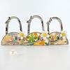 Flower Design Handbag Hanger for Women Portable Table Hanger Pretty Purse Hanger  for Table