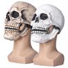Cadılar Bayramı Kafatası Kaskı Lateks Hareketli Çene Tam Kafatası Kaskı Tatil Partisi Dekorasyonu Cosplay Cos