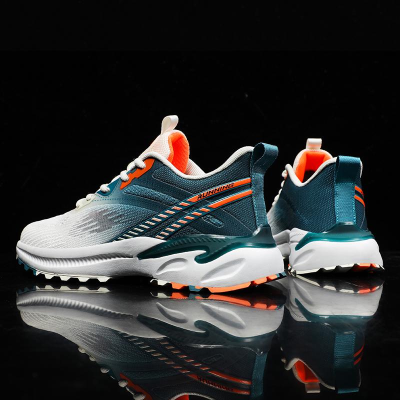 

Спортивные кроссовки мужские дышащие кроссовки для бега для мужчин удобная повседневная обувь кроссовки мужские на платформе для ходьбы спортивные кроссовки Su 46 зелёный