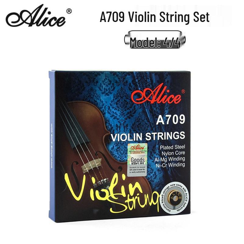 Corde per Violino in Nylon Alice Set Completo A708 A747 A703 - Livello Esame e Performance