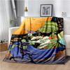 Marvin The Martian Animal Funny Throws Blanket Hiking Picnic Super Soft Quilt Bed Thermal Kawaii Flannel Blanket birthday gift