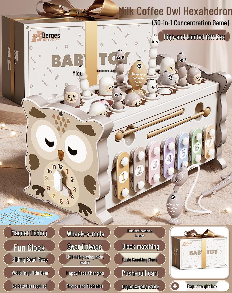 Шестигранный детский развивающий пианино и игра  Ударь крота  для раннего развития, идеальный подарок на день рождения для годовалых детей