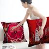 Anime H-Hazbin H-Hotel Office Cushion Pillowcase Car Cushion Cover45X45Cm Lumbar Pillowcase Sofa Pillowcover