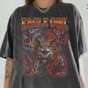 Eagle Owl Shirt, 90s Bootleg Rap Tee, Eurasian Bubo Graphic T-Shirt, Raptor Lover Gift