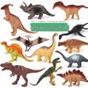 17cm Squeeze-Proof Soft Rubber Dinosaur Toy - Realistic Model for Kids