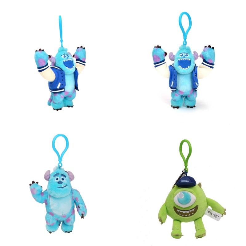 Sullivan Big-eyed Monster Plush Keychain Blue/green Colorful Backpack Accessory