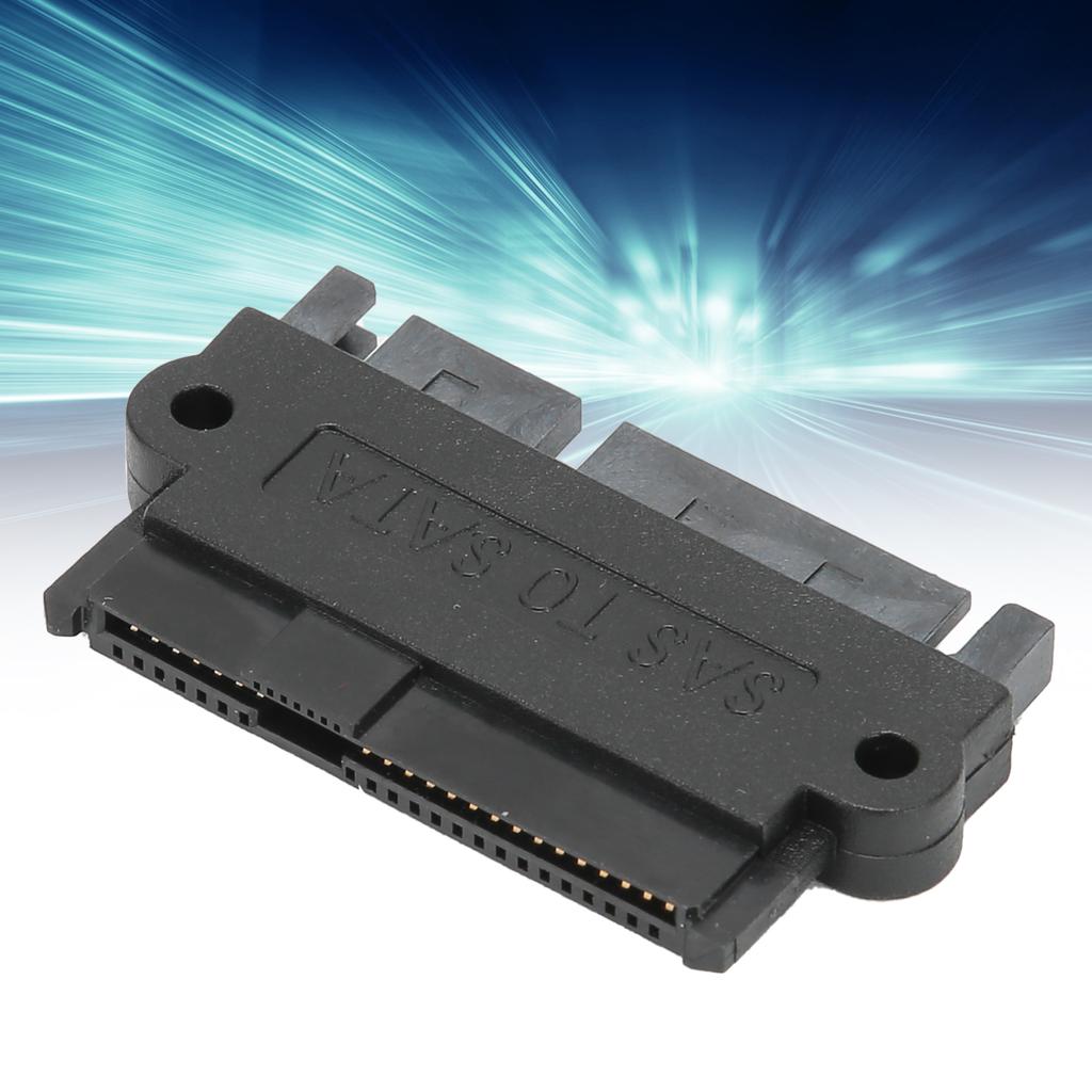 Adapter SAS To SATA Cable Hard Disk Motherboard 15PIN Power Supply Converter SF‑092Black
