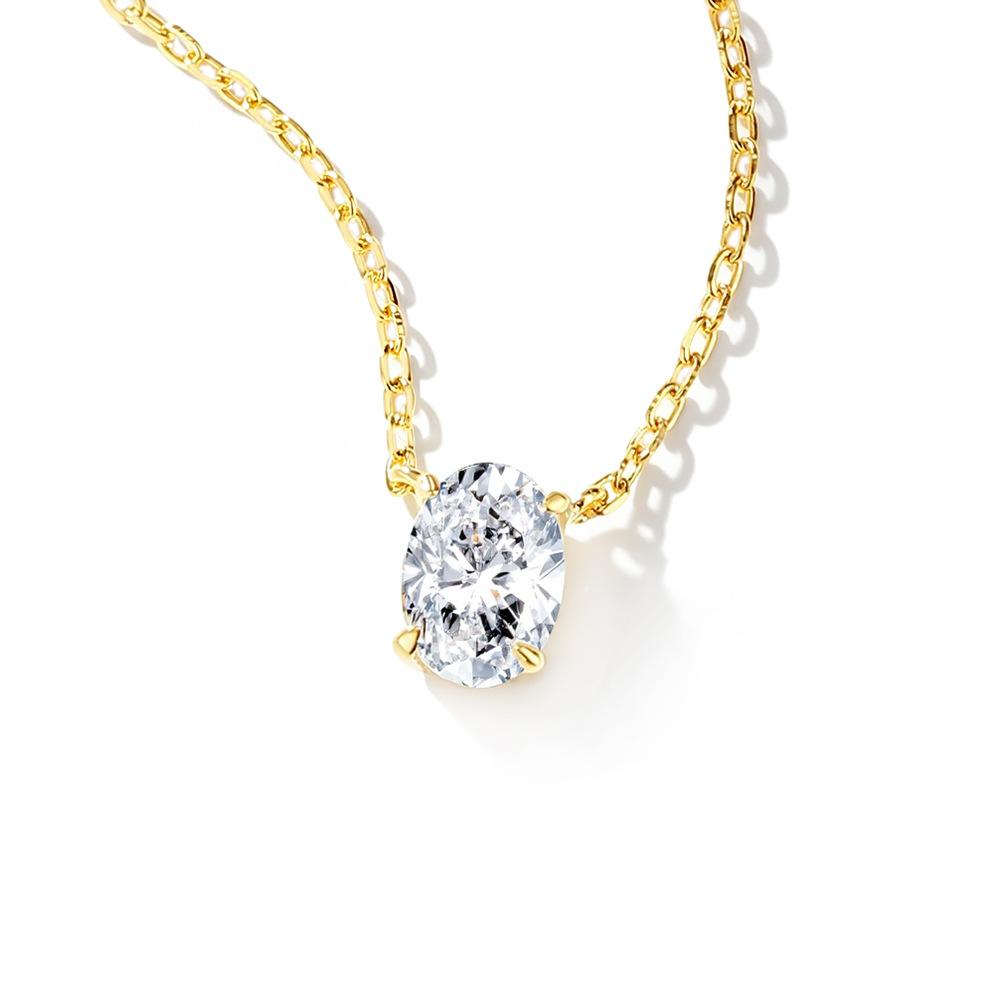 S925 Sterling Silver Moissanite Cross Pendant Clavicle Necklace for Women Luxury Sparkling Fine Jewelry Gift