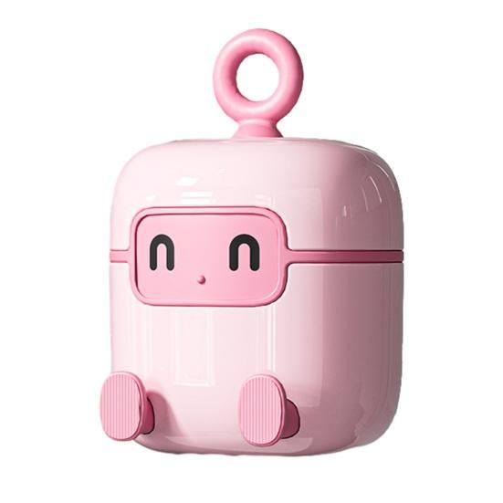 Lint Roller Reusable Washable Sticky Roller Eco-Friendly Pet Hair Remover Robot Design 2-in-1 Portable Lint Brush Quick Drying Travel Cleaner