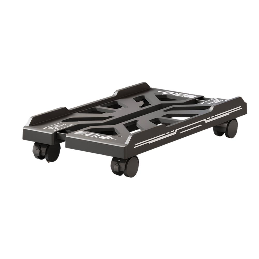 Adjustable Mobile CPU Stand with Caster Wheels Computer Tower Stand CPU Tower Holder for Gamers and Students