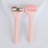 2pcs Facial Roller Set Stainless Steel Ice Roller & Silicone Massage Roller Face Icing Reduce Swelling Skin Massage Care Tools