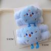 Cute Cartoon Toast Face Washing Waterproof Wristbands - Absorbent, Moisture-Proof Wrist Guards for Toiletries and Sweat Absorption.