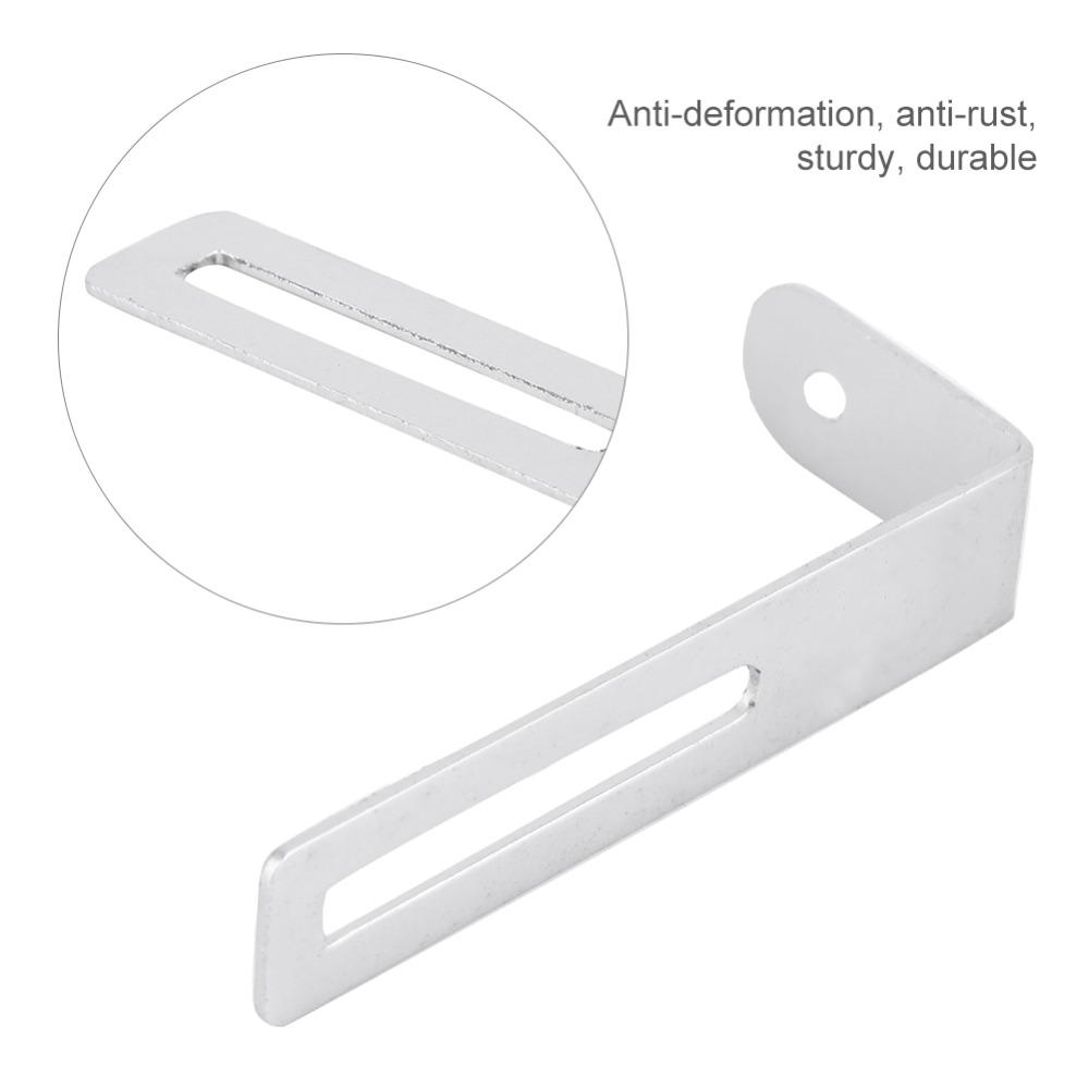 2Sets Silver Guitar Pickguard Bracket Metal Pickguard Bracket For Electric Guitar