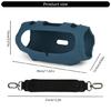Portable Silicone Case Carrying Storage Bag with Shoulder Straps for Xtreme 4 Speakers for Travel Home Office