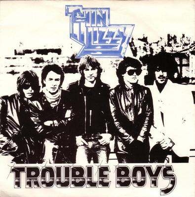 7inch Record THIN LIZZY - Trouble Boys LIZZY9 Vertigo 1981 UK Rock Used