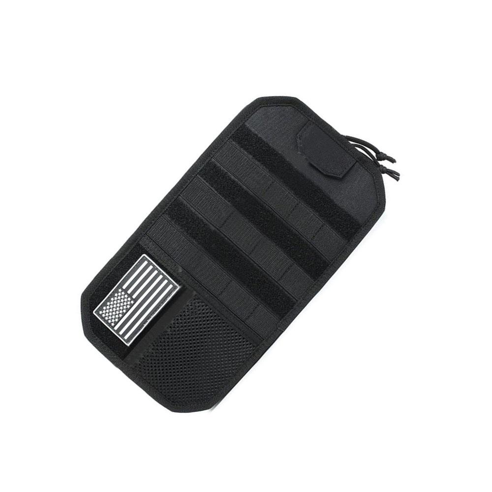 Car Sun Visor Organizer with Zipper Visor Storage Pouch and Glasses Clip