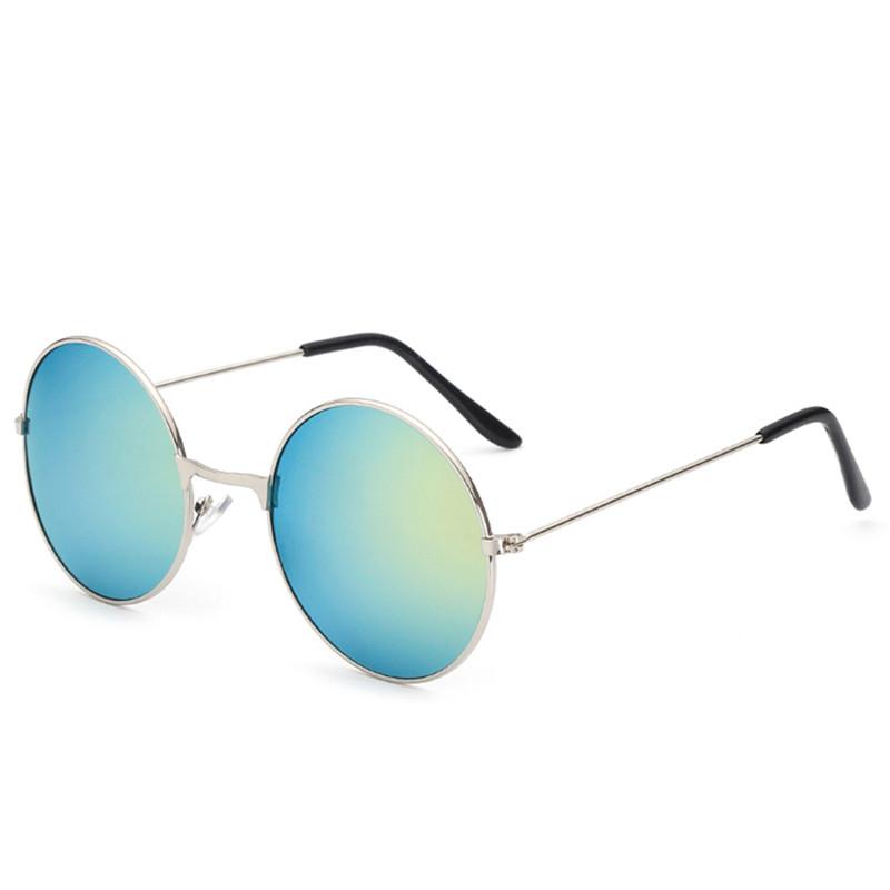 

FOENIXSONG Woman Round Pilots Sunglasses for Women Vintage Silver Gold Black Color Frame Men Sun Eyeglasses Male Female Vintage Retro Glasses MULTI