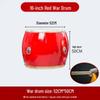 Traditional Red Battle Drum