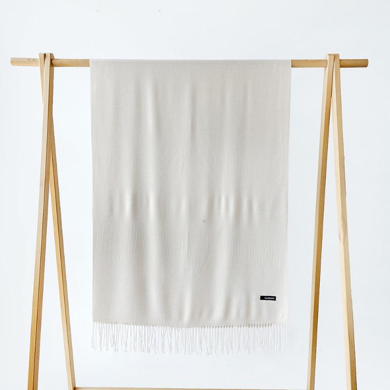 Autumn and winter new monochrome scarf cashmere scarf men and women couples scarf versatile shawl