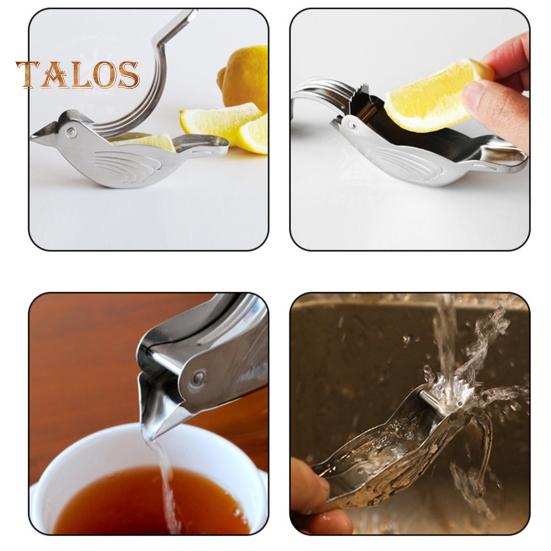 2Pcs Bird Lemon Squeezer Stainless Steel Bird Lime Juicer Manual Lemon Squeezer for Orange Tangerine Lime Beer Bottle Easy To Use Kitchen Tool