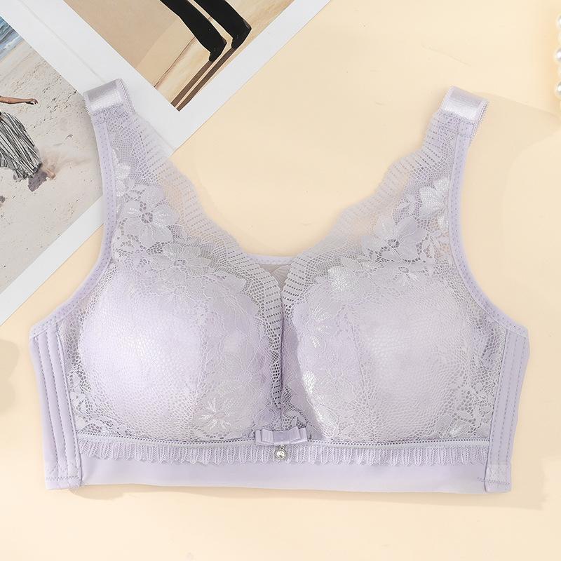 

Сексуальный бюстгальтер для женщин против провисания летний без бретелек ультратонкая чашка большого размера без косточек 44/100D фиолетовый