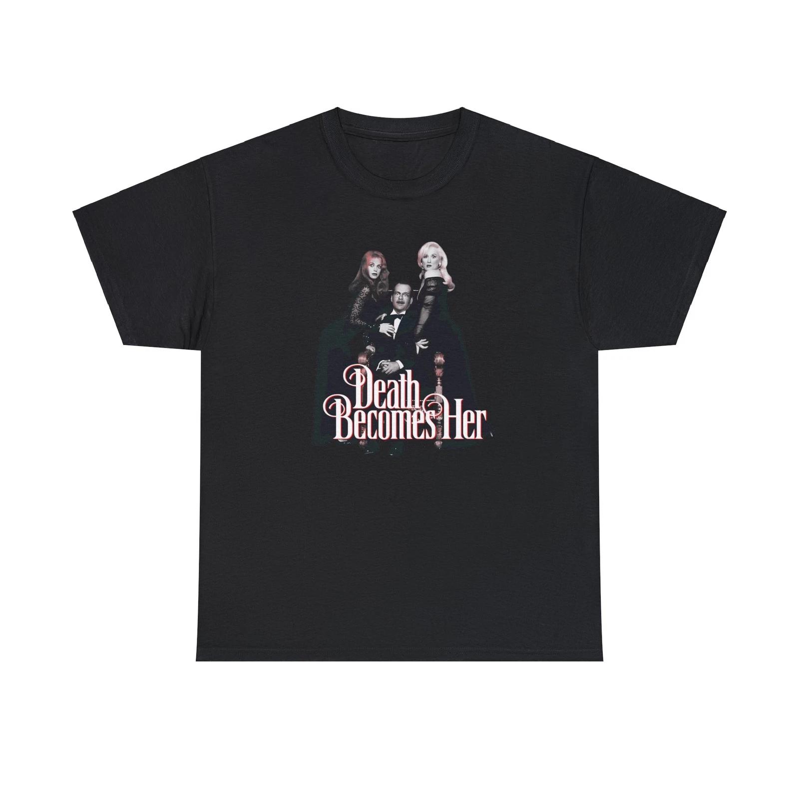 

Death Becomes Her Heavy Cotton Tee, Meryl Streep, Goldie Hawn, Bruce Willis 3XL