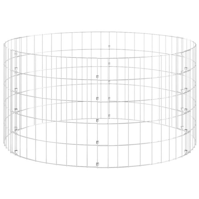 VidaXL Garden Composter Ø100x50 Cm Galvanized Steel 3115943