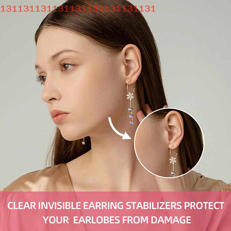 10-500pcs Prevent Stretching/Tearing Protective Stickers for Daily Wear Strain Relief Nude/Transparent Earlobe Support Patches