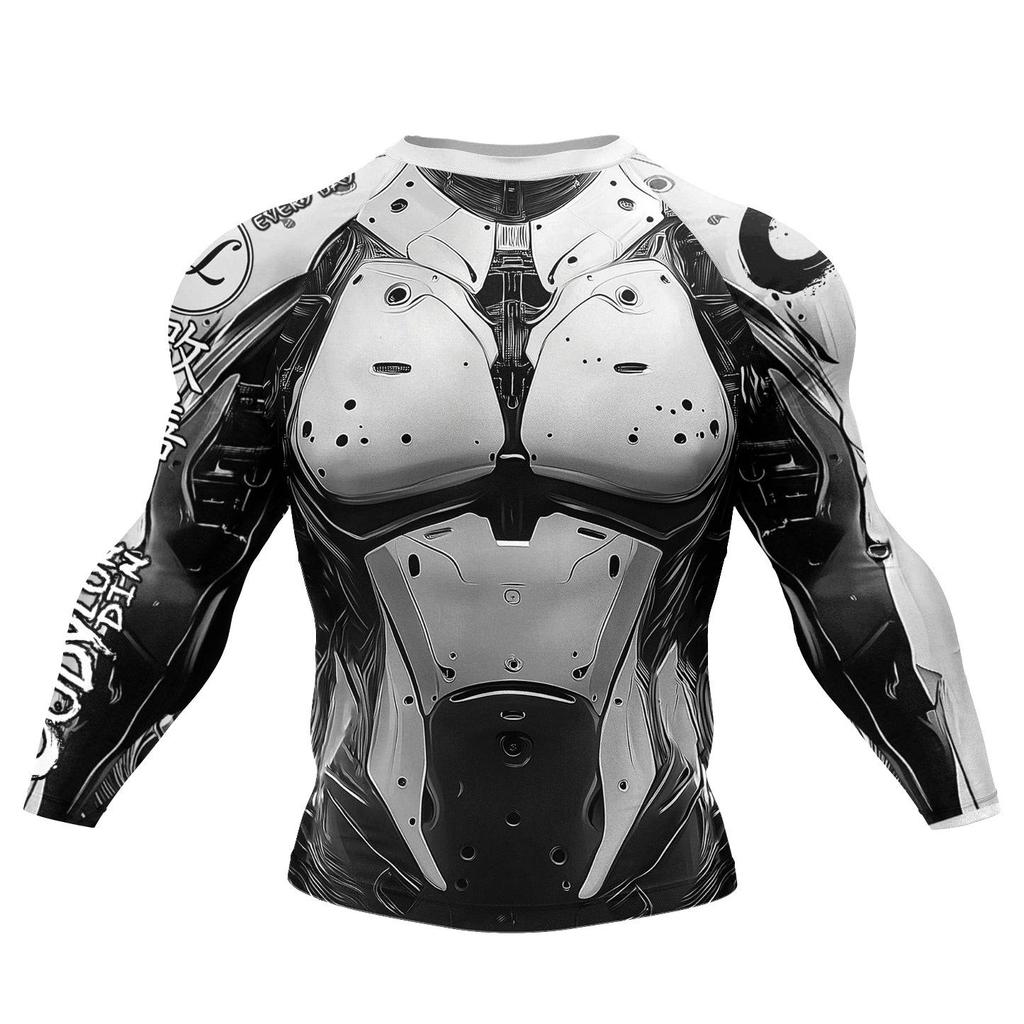 Pánské rychleschnoucí běžecké tričko s dlouhým rukávem - Prodyšné, přiléhavé