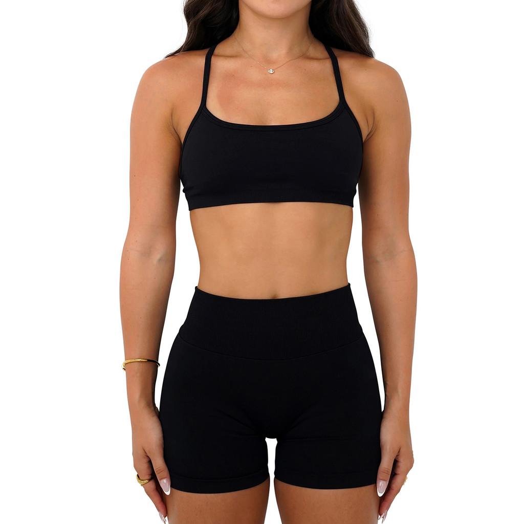 Seamless Yoga Set For Women With Quick Dry Fabric For Indoor And Outdoor Fitness Activities