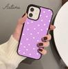 Mega Polka Dots Black White Phone Case for iPhone 11 12 13 14 Pro Max Mini X XR XS SE 2020 6S 7 8 Plus Samsung S21 S22 Shell