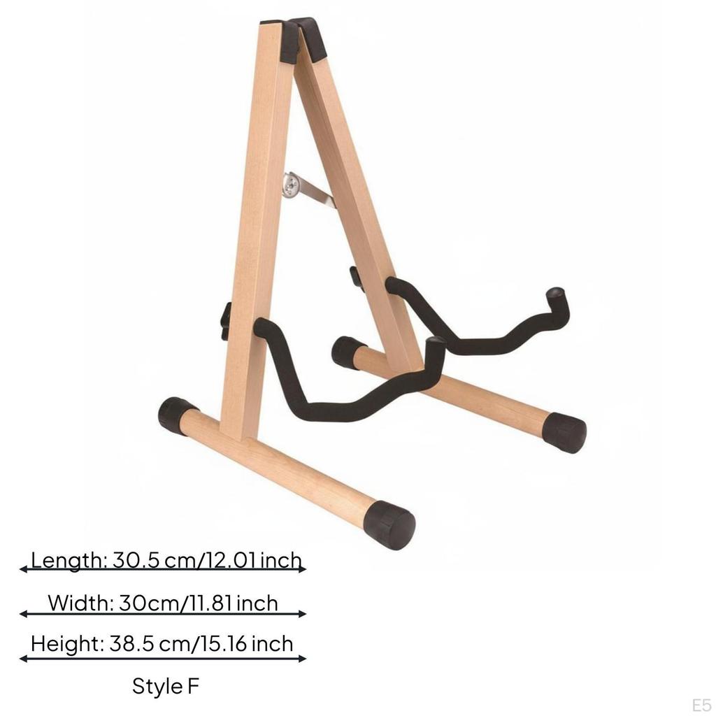 Supporto per Chitarra a V in Legno Universale Stabile Supporto per Strumento Musicale