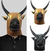 Halloween Ox Mask Animal Cosplay Mask Full Head Latex Mask For Women Man Cosplay Parties, Masquerade Animal Mask