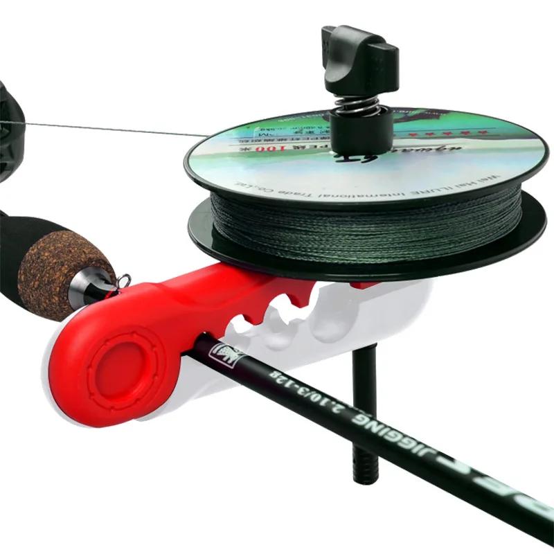 Angelschnurwickler, tragbare Baitcasting-Spinnrolle, Schnurspulmaschine, ABS-Spulmaschine, Karpfenangelausrüstung, Wickelwerkzeuge