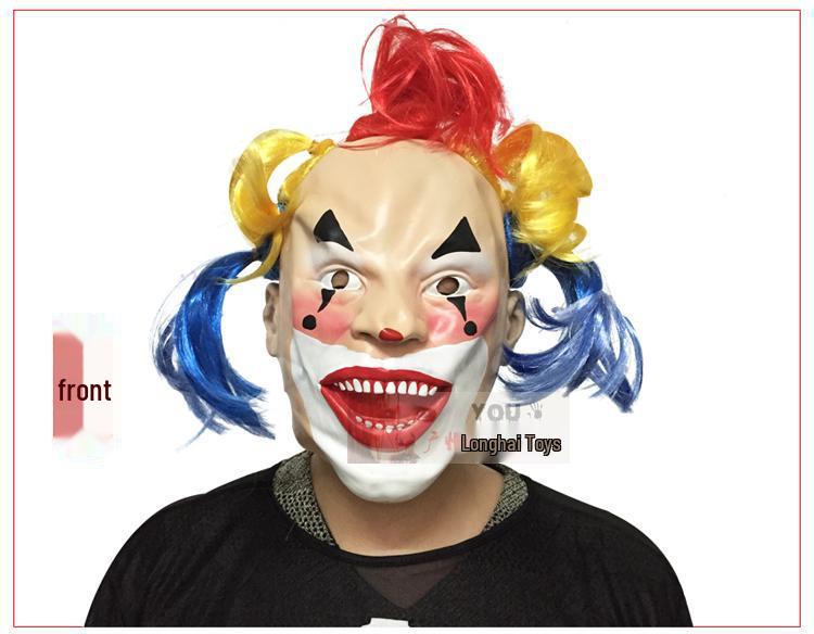 Spooky Clown Mask - Halloween Masquerade Prop