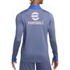 Nike Inter Milan Dri-FIT Slim Fit Moisture-Wicking Quarter-Zip Long Sleeve Retro Football Shirt Men Tops Blue FN9836-492