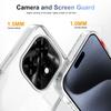 KEYSION Transparent Case for TECNO Spark Go 2024 20 Pro 20C TPU+PC Anti-slip HD Clear Shockproof Phone Cover for Tecno Pop 8
