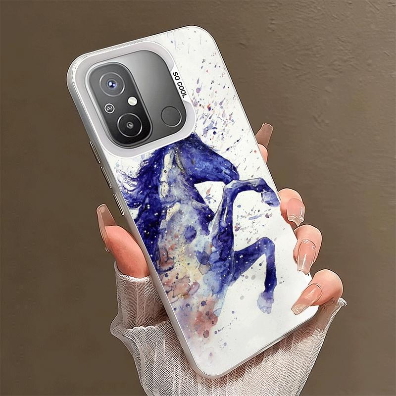 

Oil Painting Horse Soft Phone Case for Xiaomi Redmi 15C 15 14C 13C 12C Poco X5 X6 X7 Pro X3 F8 F7 Ultra M8 13 12 Cover Back Shel Xiaomi Poco X6 Pro