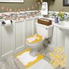 Elastic Easter Rabbit Toilet Seats Cover and Toilet Rugs U Shaped Adds a Touch of Fun to Your Bathroom Decoration
