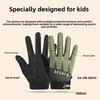 Anti Slip Kids Training Gloves Breathable Full Finger Gloves Sports Gloves for Kids  for Girls