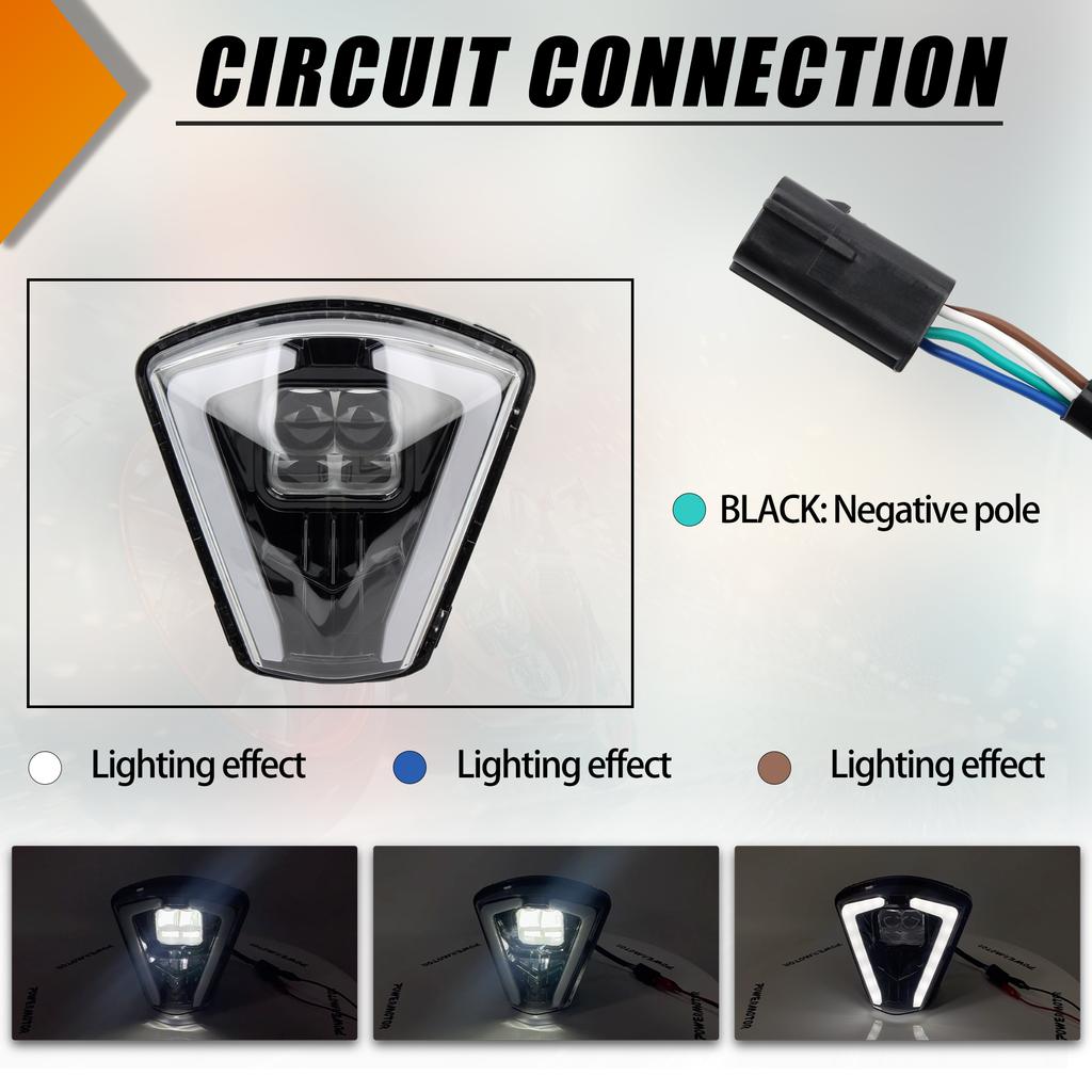 Off-Road Motorcycles Headlamp Core For GASGAS EX EC 300 350F 400F 450F 500F SM700 2026 2026 Motocross Headlight Parts Enduro
