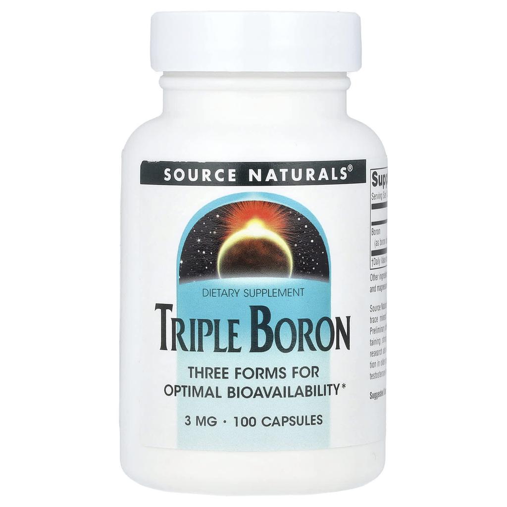 Triple Boron, 3Mg, 100 Capsules