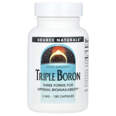 Triple Boron, 3Mg, 100 Capsules