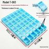 SMT Patch Electronic Organizer: Resistor & Capacitor Grid Plastic Box
