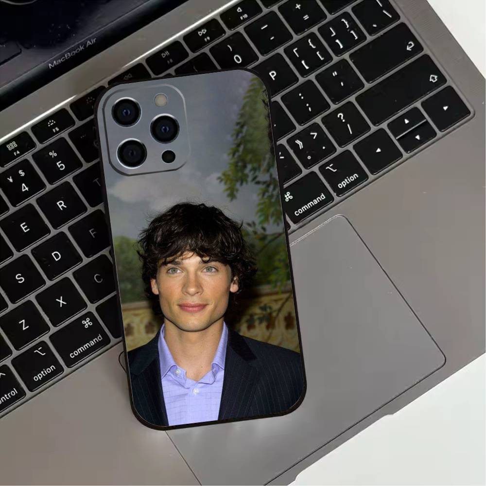 Tom Welling  Phone Case For iPhone 17,16,15,14,13,12,11 Plus,Pro Max,XS,Soft Silicone Black Cover